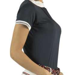 Polo Kavala enfant manches courtes Flags & Cup Bleu marine