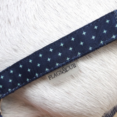 Set licol et longe Varna Flags & Cup Bleu marine