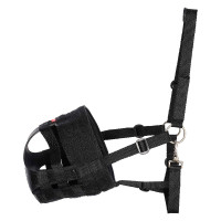 Ergonomischer Maulkorb Imperial Riding Nibble Schwarz