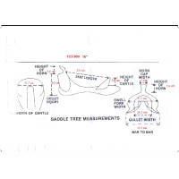 Selle Western Natowa Cuir Gras 113
