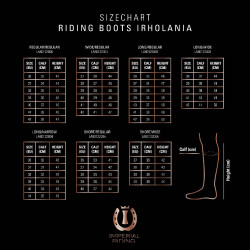 Bottes d'équitation Imperial Riding Olania Longue/Large Marine / fleur