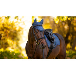 Fliegenhaube LeMieux Classic Atlantikblau Fliegenhaube LeMieux Classic Atlantikblau