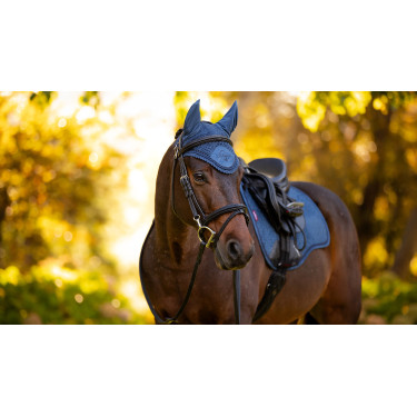 Fliegenhaube LeMieux Classic Atlantikblau Fliegenhaube LeMieux Classic Atlantikblau