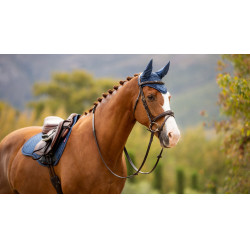 Fliegenhaube LeMieux Classic Atlantikblau Fliegenhaube LeMieux Classic Atlantikblau
