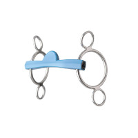 Verstellbares Gebiss Metalab Flexi 3-Ringe Halbmesser Blau Verstellbares Gebiss Metalab Flexi 3-Ringe Halbmesser Blau
