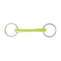 Gebiss 2 Ringe Metalab Flexi Soft gerade Grün