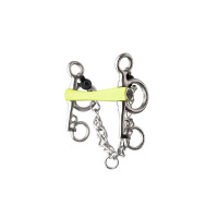 Pelham-Gebiss Metalab Flexi Soft gerade kurze Schenkel Grün Grün Pelham-Gebiss Metalab Flexi Soft gerade kurze Schenkel Grün Grün