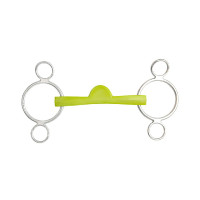 Verstellbares Gebiss Metalab Flexi Soft 3-Ring-Halbmond Grün