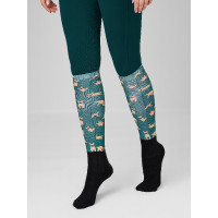 LeMieux Footsie Socken Abstrakte Handfläche Mehrfarbig