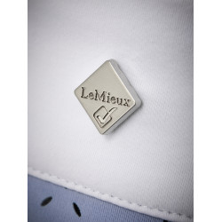 Wettkampf-Poloshirt LeMieux Olivia Langarm Nebel Blau