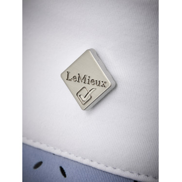 Wettkampf-Poloshirt LeMieux Olivia Langarm Nebel Blau