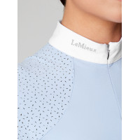 LeMieux Olivia Wettkampf-Poloshirt kurzärmelig Marineblau