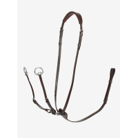 Martingal mit Ringen Kudos LeMieux Havanna / Silber Braun