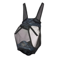 Fliegenschutzmaske Visor-Tek Camo Ohren Blau