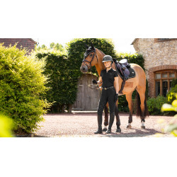 LeMieux Puissance Wildleder Close Contact Square Schabracke Schwarz LeMieux Puissance Wildleder Close Contact Square Schabracke Schwarz