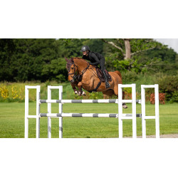 LeMieux Puissance Wildleder Close Contact Square Schabracke Braun