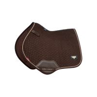 LeMieux Puissance Wildleder Close Contact Square Schabracke Braun