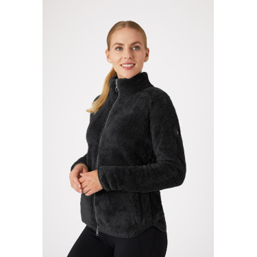 Teddybär-Fleecejacke Merida Horze Damen Schwarz Teddybär-Fleecejacke Merida Horze Damen Schwarz