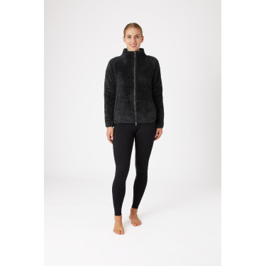 Teddybär-Fleecejacke Merida Horze Damen Schwarz Teddybär-Fleecejacke Merida Horze Damen Schwarz