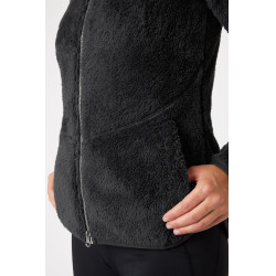 Teddybär-Fleecejacke Merida Horze Damen Schwarz