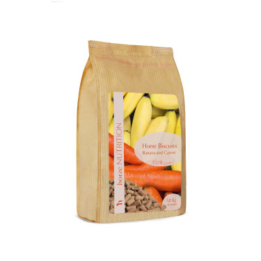 Biscuits Banane & Carotte Horze Friandises 1 kg Biscuits Banane & Carotte Horze Friandises 1 kg