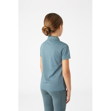 Funktionelles Kinder-Poloshirt Rae Horze Gobelinblau Funktionelles Kinder-Poloshirt Rae Horze Gobelinblau