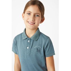 Funktionelles Kinder-Poloshirt Rae Horze Gobelinblau Funktionelles Kinder-Poloshirt Rae Horze Gobelinblau