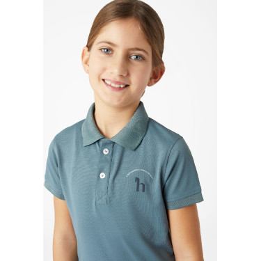 Funktionelles Kinder-Poloshirt Rae Horze Gobelinblau Funktionelles Kinder-Poloshirt Rae Horze Gobelinblau