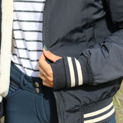 Bombers Pénélope Lyon Marine / Weiß (natur) Marineblau Bombers Pénélope Lyon Marine / Weiß (natur) Marineblau