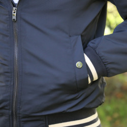 Bombers Pénélope Lyon Marine / Weiß (natur) Marineblau Bombers Pénélope Lyon Marine / Weiß (natur) Marineblau