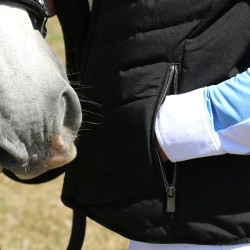 Ärmellose Daunenweste Longueil Paddock Sports Schwarz Ärmellose Daunenweste Longueil Paddock Sports Schwarz