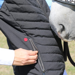 Ärmellose Daunenweste Longueil Paddock Sports Schwarz Ärmellose Daunenweste Longueil Paddock Sports Schwarz