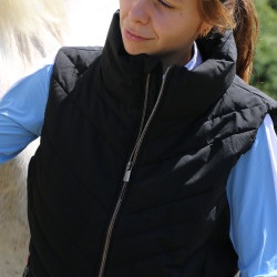 Ärmellose Daunenweste Longueil Paddock Sports Schwarz Ärmellose Daunenweste Longueil Paddock Sports Schwarz