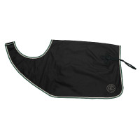 Regendecke/Fleecedecke Kimito Flags & Cup Schwarz / Dunkelgrün