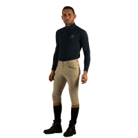 Atmungsaktives Herren-Tech-Poloshirt Sampio Flags & Cup Marineblau
