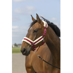 Halfter Equithème Nylon Lammfell Halfter Equithème Nylon Lammfell