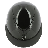 Casque Equithème Wings Noir brillant lamé ancien modèle