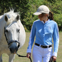 Wettkampfshirt Pénélope Showshirt Arktisblau Wettkampfshirt Pénélope Showshirt Arktisblau