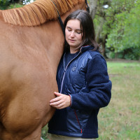 Anorak Equithème Celia Marineblau