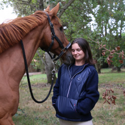 Anorak Equithème Celia Marineblau