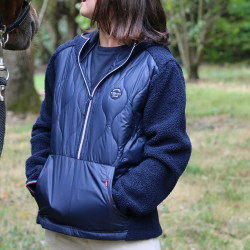 Anorak Equithème Celia Marineblau