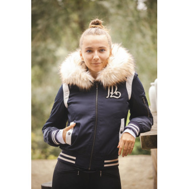 Bombers Pénélope Lyon Marine / Weiß (natur) Marineblau Bombers Pénélope Lyon Marine / Weiß (natur) Marineblau