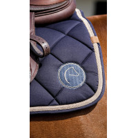 Satteldecke Equithème Badge 2.0 Schwarz Satteldecke Equithème Badge 2.0 Schwarz