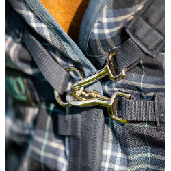 Pferdedecke Horseware Rhino Plus Vari-Layer 450g Marine kariert / Indigo Marineblau Pferdedecke Horseware Rhino Plus Vari-Layer 450g Marine kariert / Indigo Marineblau