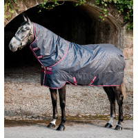 Horseware Amigo Hero Ripstop Plus Decke mit Halsteil 0g HW-Druck marineblau