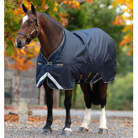 Horseware Amigo Bravo 12 XL 250g Decke Marine / marine / gold Marineblau Horseware Amigo Bravo 12 XL 250g Decke Marine / marine / gold Marineblau
