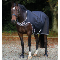 Horseware Amigo Gehdecke 100g Schwarz / Silber / Rot