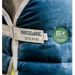 Liner Horseware 400g Eco Smaragdgrün Eco Print / Grau Blau