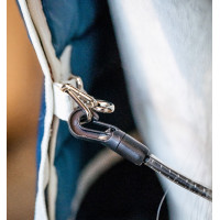 Liner Horseware 200g Eco Smaragdgrün Eco Print / Grau Blau