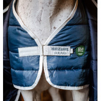Liner Horseware 200g Eco Smaragdgrün Eco Print / Grau Blau